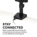 Platinum Series Triple Monitor Arm