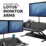 Lotus Sit-Stand Workstation - Black