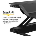 Lotus Sit-Stand Workstation - Black