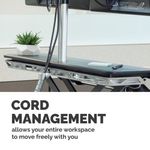 Lotus Sit-Stand Workstation - Black