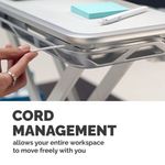 Lotussit-Stand Workstation White