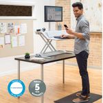 Lotusdx Sit-Stand Workstation White