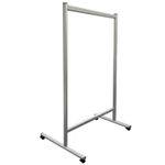 Mobile Partition Acrylic Glass Wall 120X