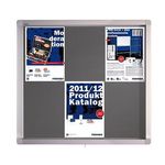 Showcase Eco With Swing Doors Felt Grey