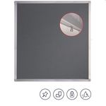 Showcase Eco With Swing Doors Felt Grey