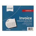 Concept 100Pg 4"X5" Carbonless Invoice D