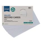 Concept Pkt.100 8�X5� Ruled Record C