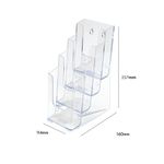 4 Tier Lit Holder 1/3 A4/Dl Ptrt