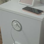 In Desk Power Module 1Xuk Socket Wht