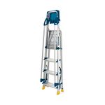 Workstation 4 Tread Stepladder Blue