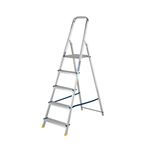 5 Tread Stepladder + High Handrail