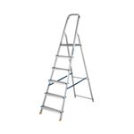 6 Tread Stepladder + High Handrail