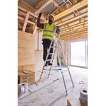 6 Tread Stepladder + High Handrail