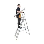 7 Tread Stepladder + High Handrail