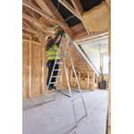 8 Tread Stepladder + High Handrail