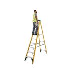 10 Tread Fibreglass Steplad Ylw/Blk