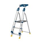 Workstation 3 Tread Stepladder Blue