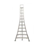 Adjustable 9 Tread Tripod Ladder