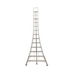 Adjustable 11 Tread Tripod Ladder