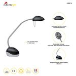 Alba Halox Led Desk Lamp 3/5.5W Blk