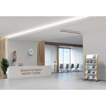 Alba Wall Display Unit 5 Compartment