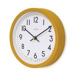 Elstow Small Clock Ylw 20Cm 22841