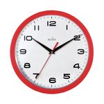 Acctim Aylesbury Wall Clock Red