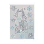 Window Metallic Xmas Stickers Pk24