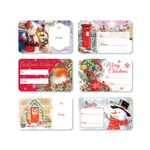 Christmas Sticky Tags X150 Pk24