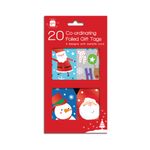 Santa/Friend Coordinate Tag X20 Pk25