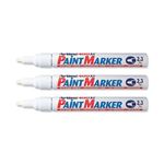 Artline 400 Wht B/Tip Paintmark Pk12