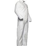 Tyvek 500 Ind Wht Chem Coverall L