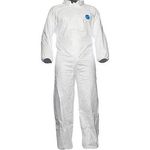 Tyvek 500 Ind Wht Chem Coverall L