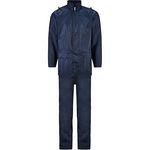 Navy Waterproof Rain Suit S