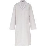 White Indl Laund Lab Coat M