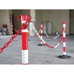 Red/White Plastic Chain 6Mm X 25M