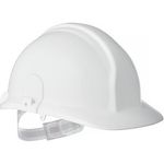 Champion White Unvented Sr Helmet