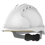 Evo3 White Vented Wr Saf Helmet