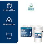 M2 Wiping Paper White Roll 275M Pk6