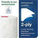T6 White Mid-Size Toilet Roll Pk27