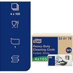 Tork Hduty Cleaning Cloths Wht Pk4