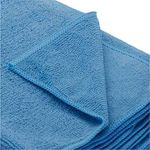 Blue Microfibre Cleaning Cloths Pk10