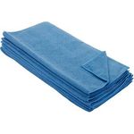 Blue Microfibre Cleaning Cloths Pk10