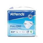 Attends Pullons Pant Sz 8L X4 Pk16