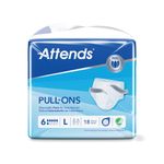 Attends Pullons Pant Sz 6L X4 Pk18