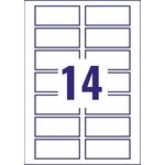 Avery Hvy Duty Lbls Wht 14L/Sh Bx 20