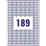 Avery Remv Lsr Lbls Wht 189L/Sh Bx25