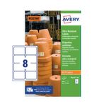 Avery Ul Res Labels 74X105Mm Pk160