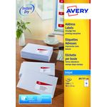 Avery Ijet Addr Lbl 10Tv Pk100 Wht