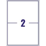 Avery Inkjet Address Labels 2 Sheet